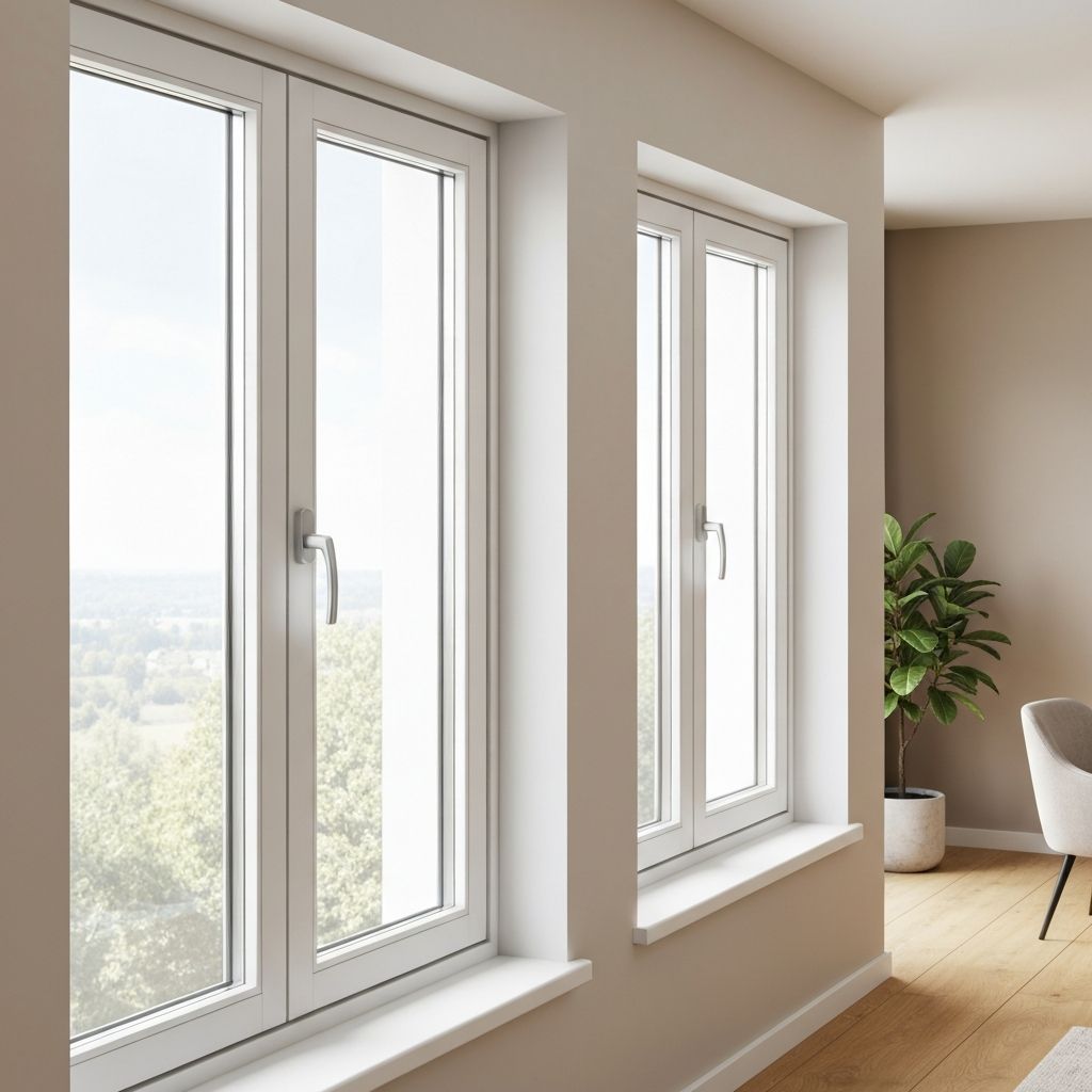 Premium uPVC window with multi-point locking